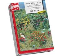Busch Model – Modélisme ferroviaire BUE1258 – Assortiment de fleurs et plantes