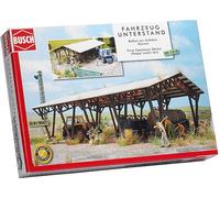 Busch Environnement - BUE1418 - Modélisme Ferroviaire - Hangar EX-RDA - Echelle HO