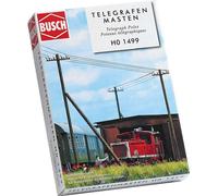 Busch Environnement - BUE1499 - Modélisme Ferroviaire - Poteaux Télégraphiques