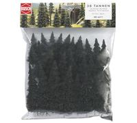 Busch Environnement - BUE6471 - Modélisme Ferroviaire - 30 Supers Sapins - Echelle HO