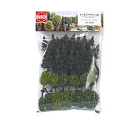 Busch Environnement - BUE6489 - Modélisme Ferroviaire - Assortiment de 30 Arbres