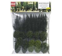 Busch Environnement - Bue6490 - Modélisme Ferroviaire - Sachets D'arbres Assortis-Busch