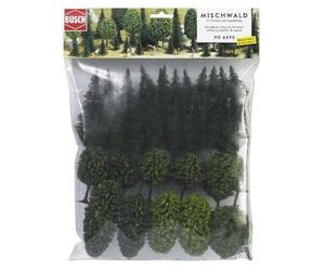 Busch Environnement - Bue6490 - Modélisme Ferroviaire - Sachets D'arbres Assortis-Busch