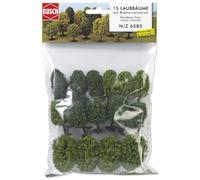 Busch 6585 - N/Z Arbres A Feuilles Caduques - 15 Pièce - Neuf