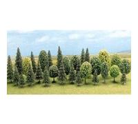 BUSCH ENVIRONNEMENT - BUE6589 - MODÉLISME FERROVIAIRE - ARBRES ASSORTIS - ECHELLE N G