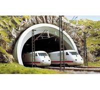 Busch Environnement - BUE7021 - Modélisme Ferroviaire - Entrée de Tunnel 2 Voies - Echelle HO