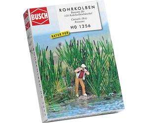 Busch Environnement - Modélisme Ferroviaire - Accessoires de Décor de Chemin de Fer - Herbes Hautes / Roseaux - Pour Enfants, Adolescents et Adultes