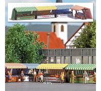 Busch H0 1824 Marchés 4 Pièces / 1:87