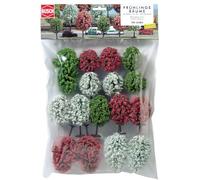 Busch - H0 6484 - Modélisme - Pack de 16 Arbres Printaniers