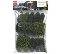Busch - H0 6485 - Modélisme - Pack de 15 Arbres Feuillus