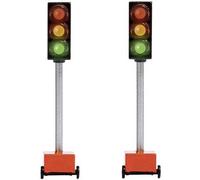 Busch H0 Feux De Signalisation De Chantier Modèle Fonctionnel 5451 2 Pc(S)-Busch