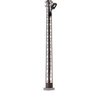4184 H0 Lampe à mât grillagé jaune rouillé carré