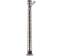 4185 H0 Lampe à poteau grillagé ovale jaune rouillé