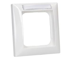 Busch-Jaeger 1721 NS-914 Balance SI 2CKA001754A4548 Cadre de Finition avec fenêtre 1 Voie Blanc Alpin