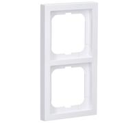 Busch-Jaeger Cadre encastré 2 voies 1722-884K linéaire Studio blanc mat