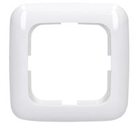 Cadre Busch Jaeger 1 voie Reflex SI 2511-214 blanc alpin Ral 9010 IP20