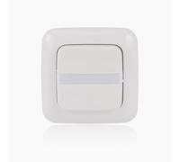 Busch-Jaeger 64765 UJ-214 2CKA006800A2908 Kit complet d'interrupteurs confort Flex Relais Cadre de finition Reflex-SI 1 compartiment Blanc alpin