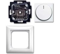 Busch-Jaeger 6523 UJ-914-102, Bouton + interrupteur, Blanc