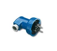 Busch-Jaeger APWD Duro 2000 WDI Prise Schuko 74WD 2 pôles, Bouton + interrupteur, Bleu