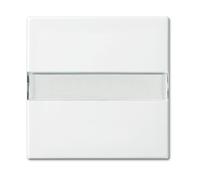 Busch-Jaeger balance SI Bascule 2506 N-914 avec zone d'écriture blanc alpin, Bouton + interrupteur, Blanc