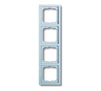 1724-183K Plaque de recouvrement 4 postes alumini 4011395074831