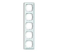 Cadre Busch Jaeger Reflex SI 2515-214K-102 blanc alpin Ral 9010 IP 20 pour canal d'installation d'appareils
