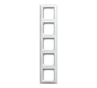 Busch-Jaeger Cadre pour 5 prises 1725-914 blanc alpin Busch-Jaeger Balance Si Cadre de finition 4011395191941