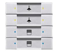 Busch-Jaeger Busch-Jaeger Capteur tactile multifonction 4/8 voies 6127/02-83 Quantité:1