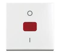 Busch-Jaeger Busch-Jaeger Interrupteur bascule 2508-914 calotte rouge blanc alpin Quantité:1