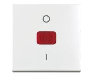 Busch-Jaeger Busch-Jaeger Interrupteur bascule 2508-914 calotte rouge blanc alpin Quantité:1