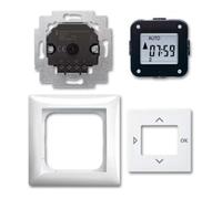Busch-Jaeger Busch-Jäger Jalousie-Compact-Timer, Komplettset, Jalousiemanagement, Jalousiesteuerung ohne Neben, Bouton + interrupteur, Noir