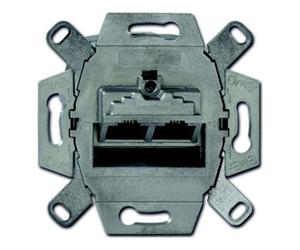 Busch-Jaeger Busch-Jaeger Module encastré UAE Cat. 6, double 0218/12-101 Quantité:1