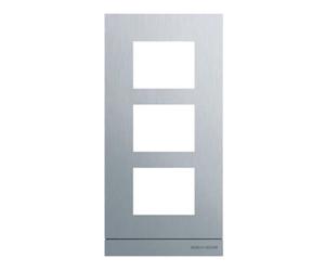 Busch-Jaeger Busch-Jaeger Plaque de recouvrement Audio 1/3 41393CF-A-03 Quantité:1