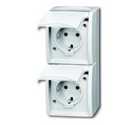 Busch-Jaeger Busch-Jaeger Prise SCHUKO double 20-02 EW-54 Quantité:1