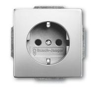 Busch-Jaeger Busch-Jaeger Prise SCHUKO encastrable acier inoxydable 2300 EUCB-866 Quantité:1