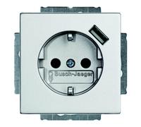 Busch-Jaeger Busch-Jaeger Prise Schuko/USB alusilber 20 EUCBUSB-83 Quantité:1