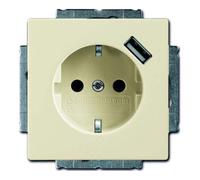 Busch-Jaeger Busch-Jaeger Prise Schuko/USB ivoire 20 EUCBUSB-82 Quantité:1