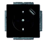 Busch-Jaeger Busch-Jaeger Prise Schuko/USB noire mate 20 EUCBUSB-885 Quantité:1