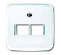 Plaque centrale Busch Jaeger UAE/IAE (ISDN) - Reflex SI 180302214, 2 voies, blanc alpin