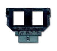 Busch-Jaeger Busch-Jaeger Socle pour 1758... pour Mod.-Jack 2x6u.8p 1867 EB Quantité:1