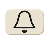 Busch-Jaeger Busch-Jaeger Symbole de bouton-poussoir Sonnette 2525 KI Quantité:1