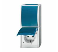BUSCH-JAEGER Combinaison prise/commutation ocean inverseur AP grbl/gn