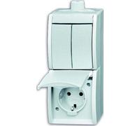 Busch-Jaeger Combinaison SCHUKO 2601/5/20EW-54-503 2CKA001684A0328