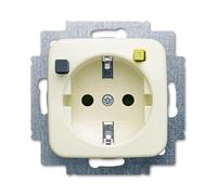 Busch-Jaeger Disjoncteur différentiel blanc 3120 EUCB-212 Duro 2000, Bouton + interrupteur, Blanc