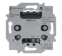 Busch-Jaeger Élément de relais flex 64811 U, Bouton + interrupteur, Noir