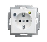 Busch-Jaeger FI-Schukomat VDEO664 3120 EUCB-914 blanc alpin Busch-balance SI, Bouton + interrupteur, Blanc