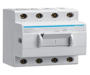 Busch-Jaeger HAGE SH463N Interrupteur marche/arrêt compact 4 pôles 63 A