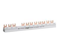 Busch-Jaeger Hager KDN363F Phase 3P+N 63A 10 mm² 12 entrées raccord de fourche isolé gris