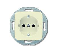 Busch-Jaeger Insert de prise de courant de sécurité Bosch-Duro 2000 SI, anneau de support rond 2011-0-1342