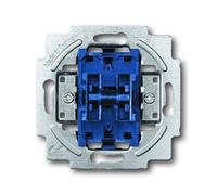 Busch-Jaeger Insert pour interrupteur à bascule, Bouton + interrupteur, Bleu
